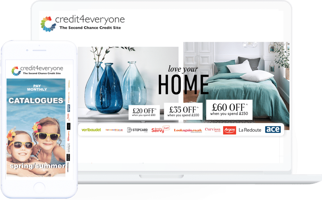 Home shoopping pay monthly catalogues with credit
